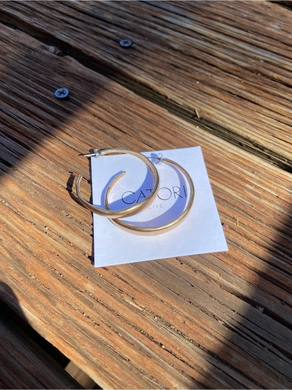 Catori Life Cleo Hoops Bronze - Picture 3 of 7